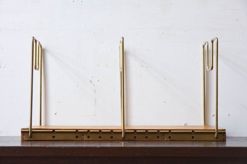 アンティーク雑貨　昭和レトロな古い本立て(2)