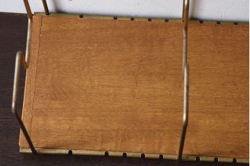 アンティーク雑貨　昭和レトロな古い本立て(2)