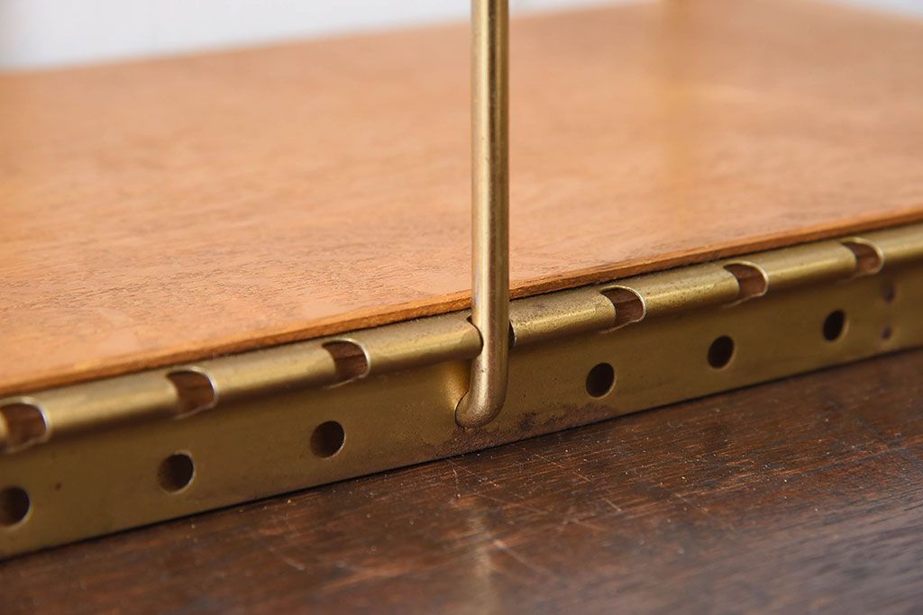 アンティーク雑貨　昭和レトロな古い本立て(2)