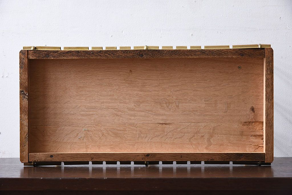 アンティーク雑貨　昭和レトロな古い本立て(2)