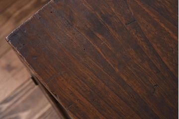 アンティーク家具　古民具・骨董　古い桐材のアンティーク本箱(ブックケース)