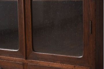 アンティーク家具　古民具・骨董　古い桐材のアンティーク本箱(ブックケース)