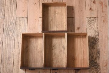 アンティーク家具　明治大正期　アンティーク　総欅材製の茶棚