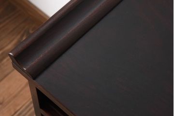 アンティーク家具　明治大正期　アンティーク　総欅材製の茶棚
