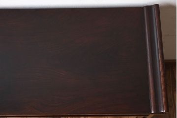 アンティーク家具　明治大正期　アンティーク　総欅材製の茶棚