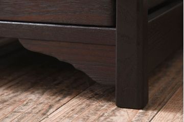 アンティーク家具　総桐材製の和モダンな乱れ盆(2段衣装盆)