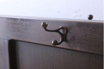 昭和レトロ　透かし彫り　フック付き!アンティークパーテーション(衝立て)