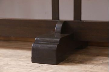 昭和レトロ　透かし彫り　フック付き!アンティークパーテーション(衝立て)