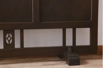 昭和レトロ　透かし彫り　フック付き!アンティークパーテーション(衝立て)