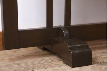 昭和レトロ　透かし彫り　フック付き!アンティークパーテーション(衝立て)