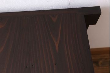 アンティーク家具　特大サイズ!アンティーク九尺水屋箪笥ローボード(2)(テレビ台、キャビネット、収納棚)