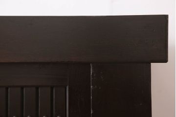 アンティーク家具　特大サイズ!アンティーク九尺水屋箪笥ローボード(2)(テレビ台、キャビネット、収納棚)