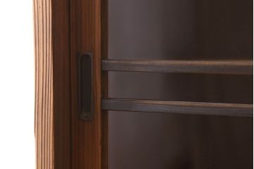 アンティーク家具　檜材　アンティーク　古い木味の大ぶりな収納棚