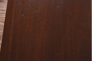 レトロ家具　栓材一枚板　レトロなアンティークちゃぶ台(飾り台)