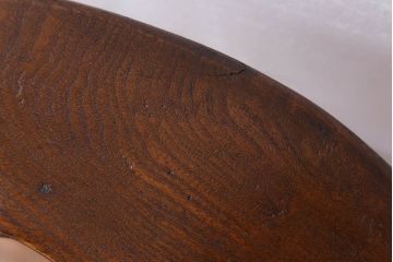 アンティーク家具　イギリスアンティークの上品な丸スツール(椅子、チェア)