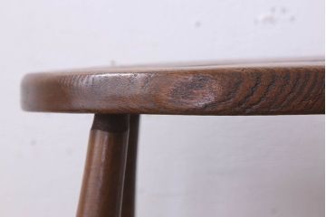 アンティーク家具　イギリスアンティークの上品な丸スツール(椅子、チェア)