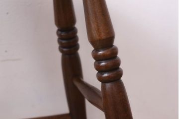 アンティーク家具　イギリスアンティークの上品な丸スツール(椅子、チェア)