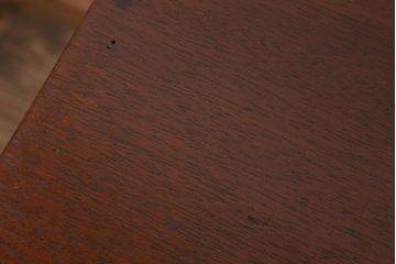 アンティーク家具　古い木製のシンプルなアンティーク薄型片袖机