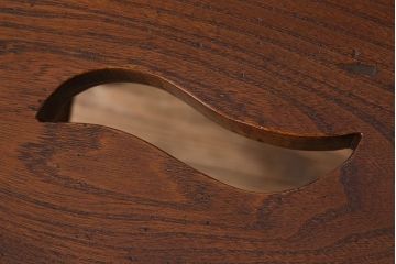 アンティーク雑貨　イギリスアンティークの上品な丸スツール(椅子、チェア)(2)