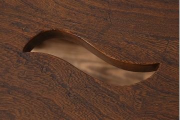 アンティーク雑貨　イギリスアンティークの上品な丸スツール(椅子、チェア)(3)