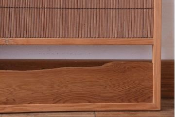 中古　杉材製の上品な衝立(パーテーション)