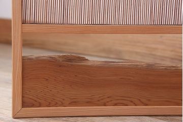 中古　杉材製の上品な衝立(パーテーション)