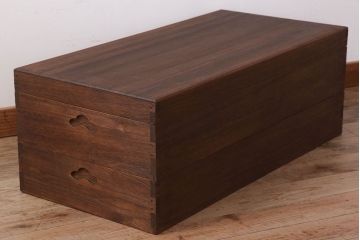 アンティーク雑貨　総桐材　古いアンティーク木箱