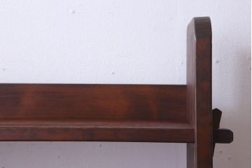 アンティーク家具　アンティーク　背の低い楔(くさび)式本棚(飾り棚・ディスプレイラック)(3)