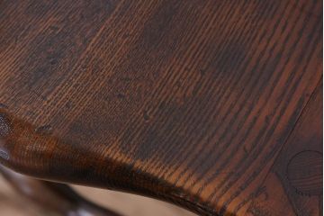 アンティーク家具　イギリスアンティーク　オーク材のカウンターチェア(1)