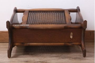 アンティーク雑貨　中古　カリモク家具　マガジンラック(2)