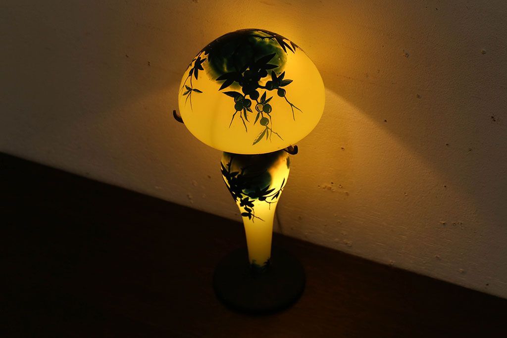 中古　ガレ風　スタンドライト