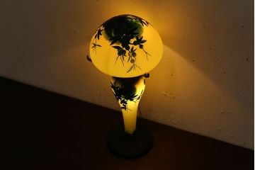 中古　ガレ風　スタンドライト