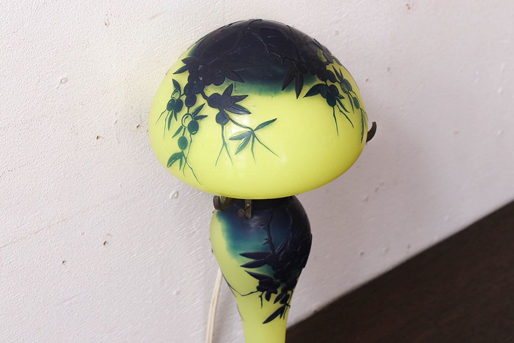 中古　ガレ風　スタンドライト