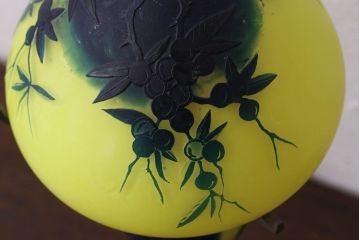 中古　ガレ風　スタンドライト