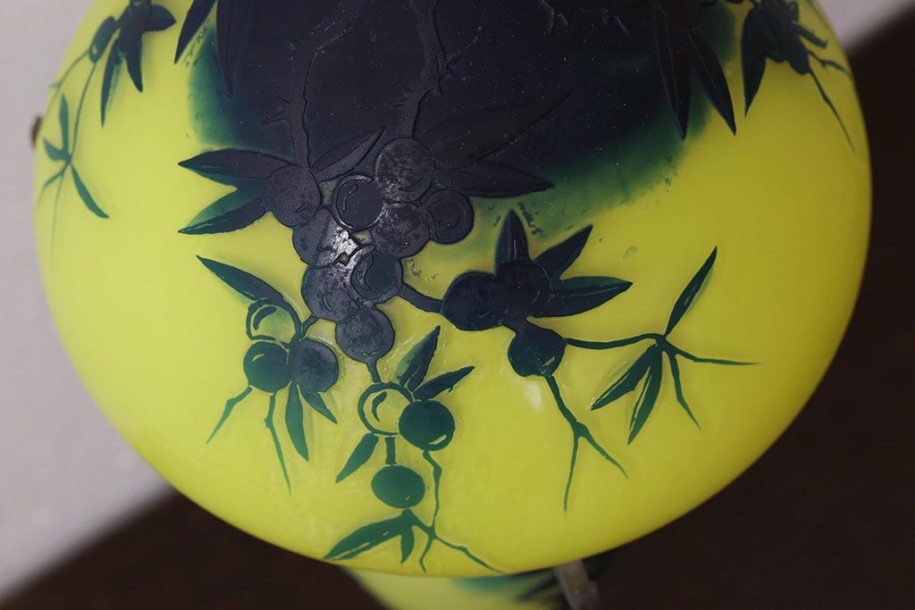 中古　ガレ風　スタンドライト