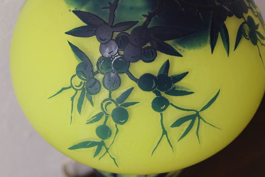 中古　ガレ風　スタンドライト