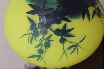 中古　ガレ風　スタンドライト