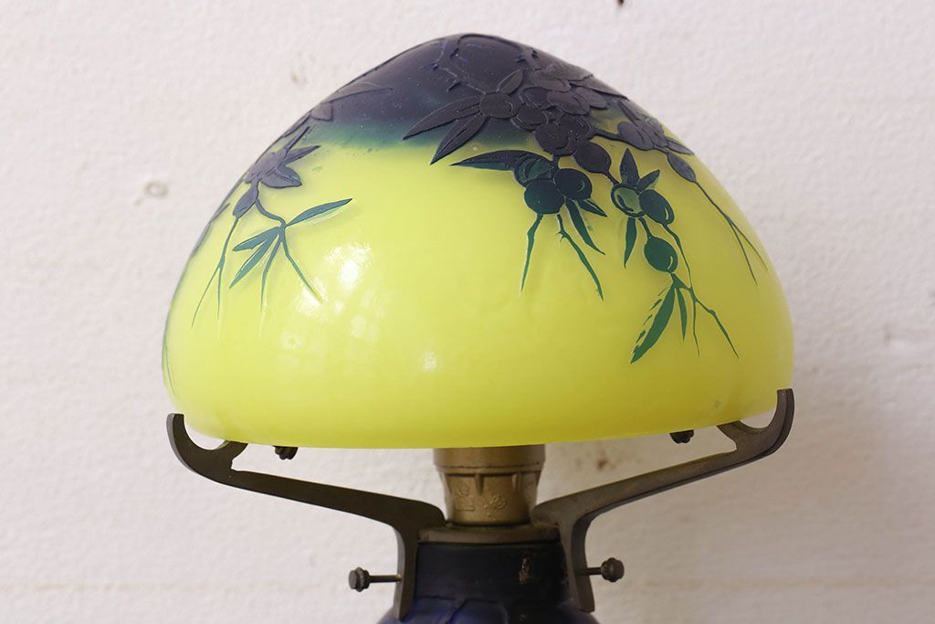 中古　ガレ風　スタンドライト