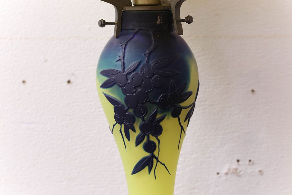 中古　ガレ風　スタンドライト