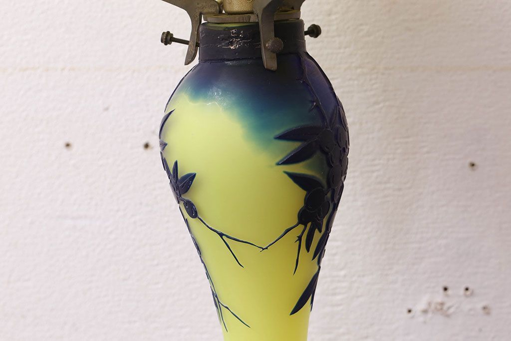 中古　ガレ風　スタンドライト