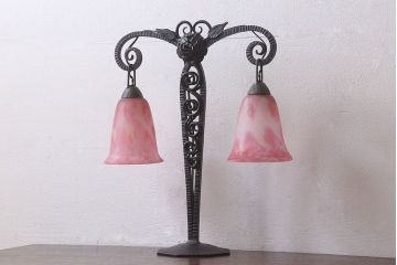 中古　高級品　アイアン製　スタンドランプ