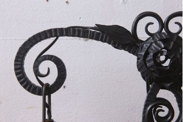 中古　高級品　アイアン製　スタンドランプ