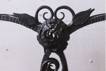 中古　高級品　アイアン製　スタンドランプ