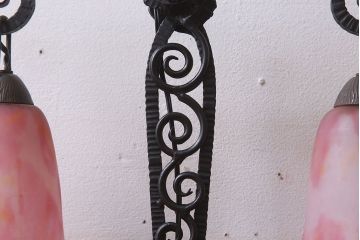 中古　高級品　アイアン製　スタンドランプ