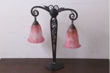 中古　高級品　アイアン製　スタンドランプ