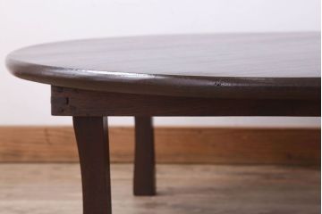 アンティーク家具　和製アンティーク　大正昭和期の大ぶりなちゃぶ台