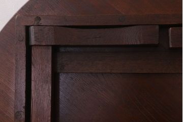 アンティーク家具　和製アンティーク　大正昭和期の大ぶりなちゃぶ台