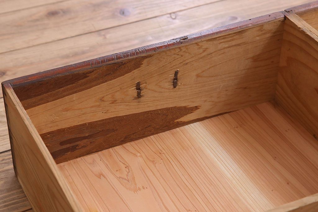 レトロ家具　ダイヤガラス引き戸　昭和レトロな収納棚