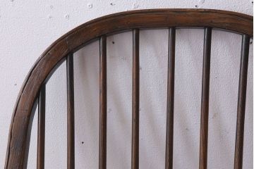 アンティーク家具　イギリスアンティーク　オーク材のカウンターチェア(2)