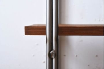 ラフジュオリジナル アイアンの薄型飾り棚【小】(陳列棚・アイアンラック)(1)